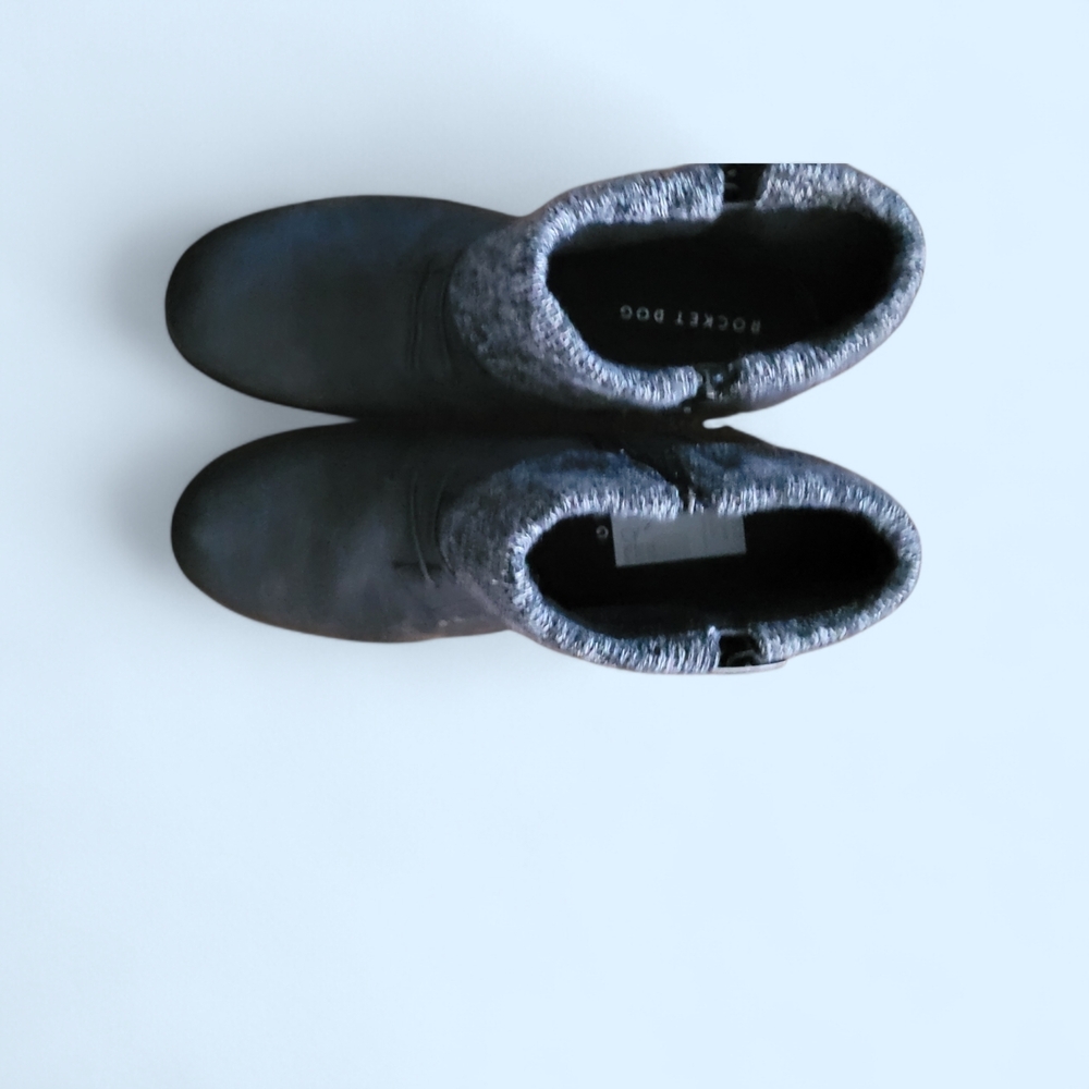 Rocket Dog Black and Gray Ankle Booties #3